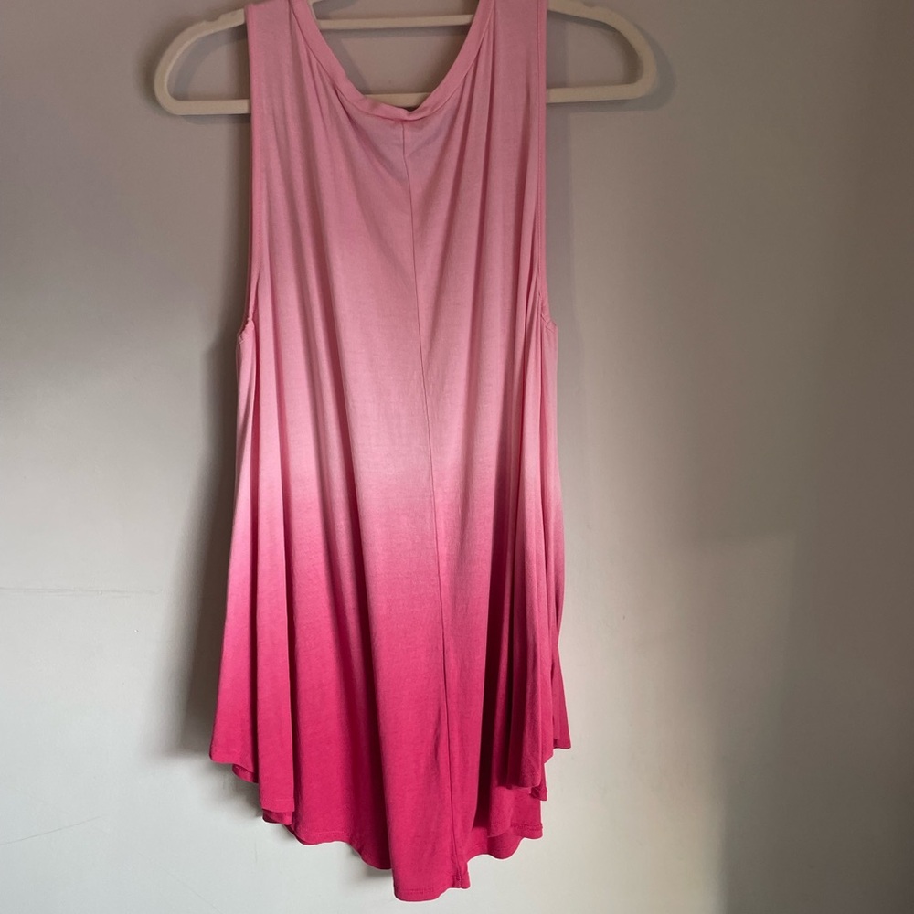 Lane Bryant ombré pink swing tank size 18/20